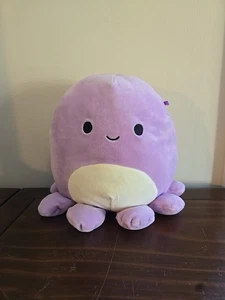 Squishmallows 8 Zoll Violett der lila Oktopus Plüschtier Kellytoy Stofftier Lila - Bild 1 von 5