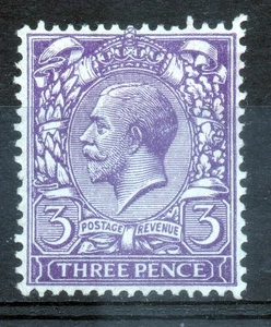 GB GV 1924 blk cypher 3d violet SG 423 fine M/M, cat £10+ - Picture 1 of 2