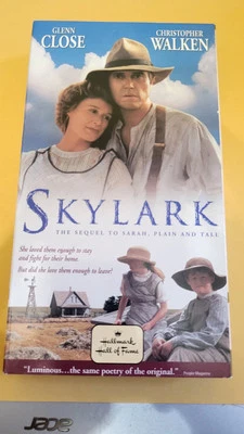Sarah Plain & Tall   Skylark  VHS GLENN CLOSE CHRISTOPHER WALKEN - Image 1 of 3