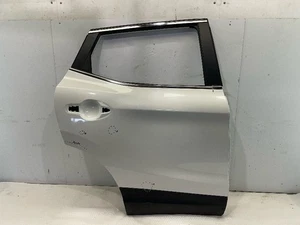 NISSAN Qashqai II (J11)  Tür rechts hinten Weiß mit Türscheibe Facelift 17-21 - Bild 1 von 11