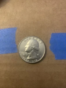 1776-1976 D USA, USA, Bicentennial Quarter - 25c Filled In D - Bild 1 von 3