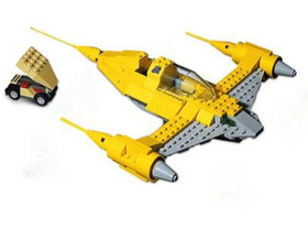 Incomplete 93.90% LEGO Star Wars: Naboo Fighter (7141) READ DESC