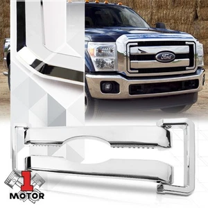 Glossy Chrome ABS Front Bumper Grille/Grill Overlay for 11-16 Ford F-250/F-350 - Bild 1 von 8