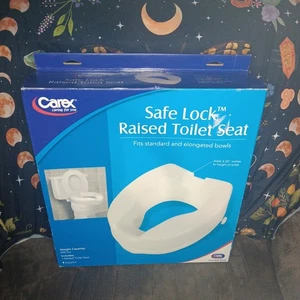 Carex - Safe Lock bariatrischer Toilettensitzerhöhung - WEISS - Bild 1 von 2