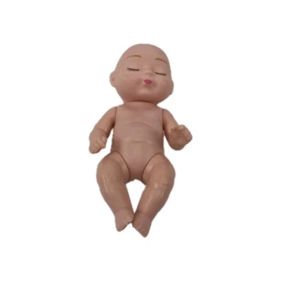 Mini Bebé Recién Nacido Bebé Niña Muñeca Desnuda Sin Pelo Rosa Labios Foto 1 de 3