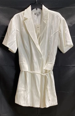 Vestido envolvente Anthropologie para mujer marfil M nuevo con etiquetas Foto 1 de 4