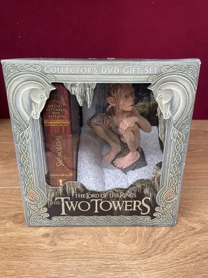 LOTR The Two Towers Collectors Edition DVD with Gollum Statue in Original Box - Image 1 of 4