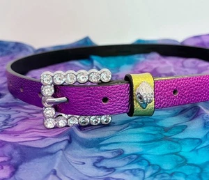 Kurt Geiger Colorful Leather Metallic Belt Size Small - Picture 1 of 14