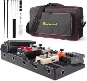 Rockhouse Pedalboard, Gitarrenpedal Board Koffer 20" x 10" Lichteffektbretter... - Bild 1 von 6