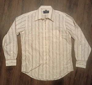 Vintage Givenchy Shirt Mens XL 70s Chesa for Givenchy Polyester/ Cotton Shirt - Picture 1 of 8