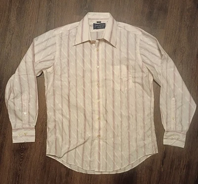 Vintage Givenchy Shirt Mens XL 70s Chesa for Givenchy Polyester/ Cotton Shirt - Image 1 of 4