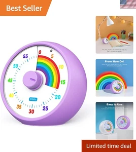 Kompakter visueller 60-Minuten-Timer für Kinder - Ideal für ruhige Lernumgebungen - Bild 1 von 8