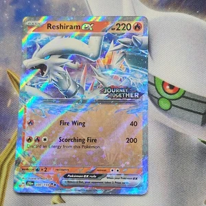 Pokemon Juego de Cartas Coleccionables Reshiram ex 030/159 2025 Viaje Juntos Tarjeta Promocional Estampada - Casi Nuevo - Imagen 1 de 2