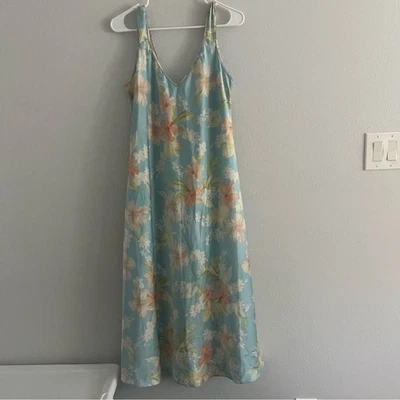 Vestido sin Mangas Vintage Oscar de la Renta Floral Cuello en V Talla Mediana Foto 1 de 4