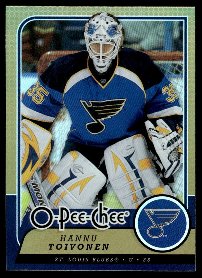 2008-09 O-Pee-Chee Gold Hannu Toivonen St. Louis Blues #321 - Image 1 of 2