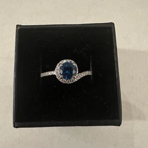 Ring Bomb Party "The Jeweled Tentacle" RBP 2564 Size 8 Lab Created Blue Sapphire - Picture 1 of 5
