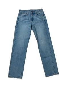 American Eagle Damen Super High-Rise Ankle Straight Blau Jeans Größe 0 28 x 29 - Bild 1 von 13