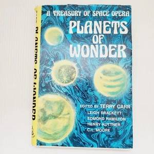 Planets of Wonder Book Terry Carr First Ed Vintage 1976 Astronomy Space Novelty - Picture 1 of 22