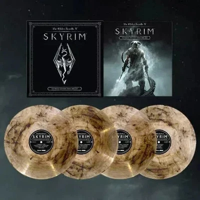 Skyrim Ultimate Edition Soundtrack Vinyl Record 4 LP Paarthurnax Box Set OST VGM - Image 1 of 3