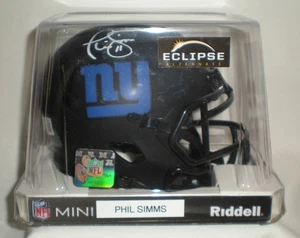 PHIL SIMMS - New York Giants - Autographed Mini Helmet inc. Beckett COA #W857872 - Picture 1 of 4