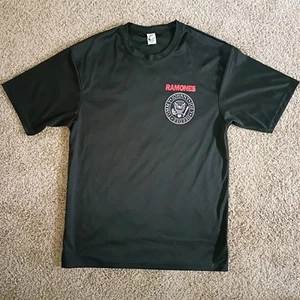 Vintage Y2K Ramones Band Sport T Shirt Size Medium Black - Picture 1 of 4