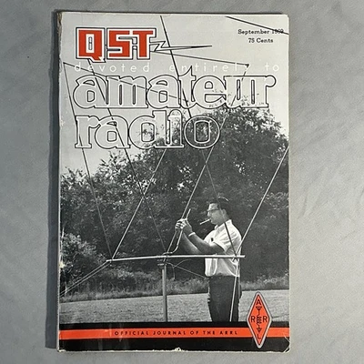 QST Devoted Entirely To Amateur Radio Magazine September 1969 Vintage Ham Radio - Image 1 of 4