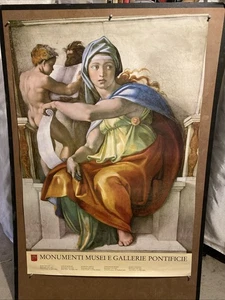 Momumenti musei e gallerie Pontificie Poster Viaggio 1994 Vaticano 26 X 35” Italia - Foto 1 di 6