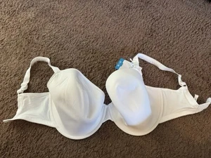 PANACHE SUPERBRA PLUNGE PORCELAIN WHITE UNDERWEAR SIZE 34H NEW - Picture 1 of 5