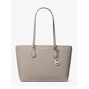 Borsa grande Michael Kors Sheila (grigio perla) 35S4S6HT9L-081 - Foto 1 di 10