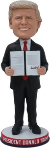 Donald Trump  Executive Order Bobblehead - Picture 1 of 1