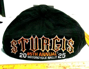 2025 Sturgis Mütze Krempe "85th" Motorrad Rallye Biker Souvenir Schweißerkappe - Bild 1 von 2
