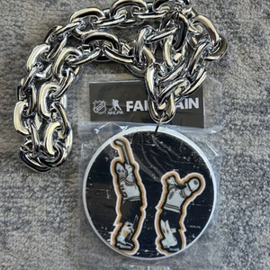 Boston Bruins FANCHAIN Necklace Authentic XL NWT $35 NHLPA Goalie Hug RARE - Picture 1 of 8