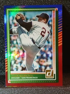 Láser rojo y azul Panini Donruss #90 2025 Juan Marichal Gigantes de San Francisco - Imagen 1 de 2