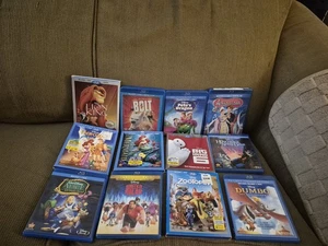 Blu-ray Lot of 12 Disney Movies: Lion King, Mermaid, Bolt, Dumbo, Ralph, Hercule - Bild 1 von 5
