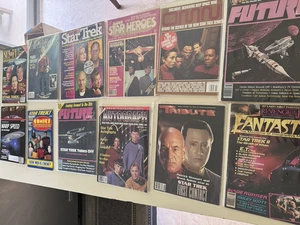 STAR TREK 12 Vintage 1980-1990's STAR TREK Magazines ships same day - Picture 1 of 6