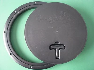 (8)-Ice Shack Shanty Fishing Fish House Fishouse Hole Cover Round Trim - Imagem 1 de 3