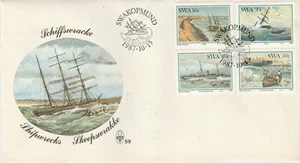 South West Africa 1987 Shipwrecks SG 483-486 FDC No:- 59 - Picture 1 of 3