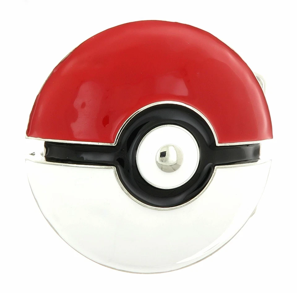 Poke Ball Enamel Belt Buckle - Image 1 of 1