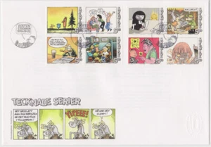 Sweden FDC 2008, Comic Strips, Mint - Picture 1 of 1