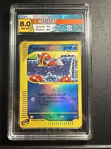 2002 Pokémon Expedition Magikarp Reverse Holo Holographic HGA 8.0 NM-MT 118 /165 - Picture 1 of 14