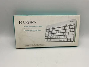 Logitech Wired Keyboard with 30-Pin for Apple iPad 1/2/3rd Gen - White (Y-B0005) - Picture 1 of 5