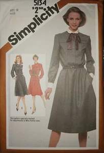 Simplicity Pullover Dress Sewing Pattern #5134 (Size 12 - New) - Picture 1 of 1