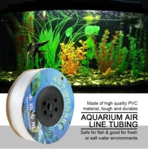 Tubo de línea aérea de acuario 300 pies para bomba de aire de tanque de peces. ENVÍO RÁPIDO. - Imagen 1 de 2