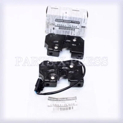 OEM GENUINE NISSAN 370Z INFINITI G25 Q60 RIGHT LEFT HOOD LATCH LOCK ASSEMBLY KIT Foto 1 de 4