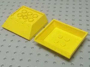Lego Container Tipper Bucket 5x4.5 [2512] Yellow x2 - Picture 1 of 9