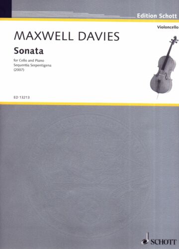 Peter Maxwell Davies (1934-2016) • Sonata na wiolonczelę