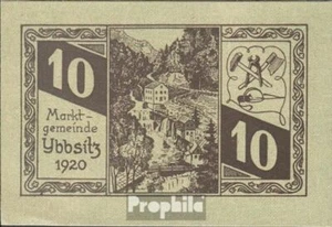 Ybbs Notgeld the Community Ybbsitz unused 1920 10 bright - Picture 1 of 1