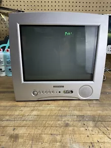 14" Daewoo CRT Flat screen Gaming TV Vintage - Picture 1 of 4