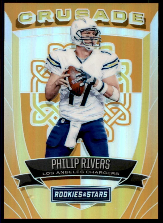 2017 Rookies & Stars Phillip Rivers Crusade Orange 25/25 - Image 1 of 1