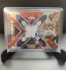 2022 Panini XR - Summit Swatches SHANNON SHARPE /15 Relic Memorabilia card